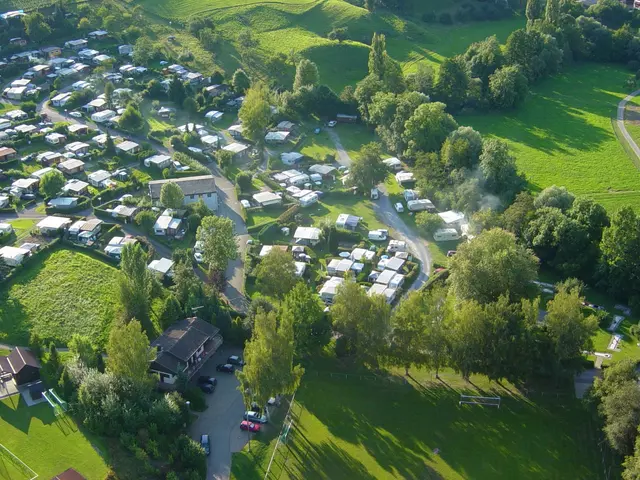 Luftbildaufnahme Campingplatz Untersteinbach
